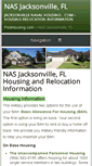 Mobile Screenshot of jacksonvillenavalhousing.com